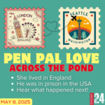 Prison Pen Pal Podcast Pen Pal Love Across The Pond Prison Podcast Cover Art