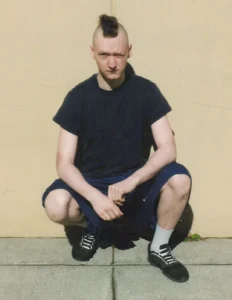 Chance Schenk with mohawk