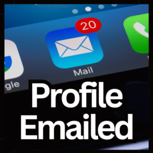 Profile Emailed