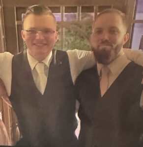 Dylan Applegate at Brother's wedding