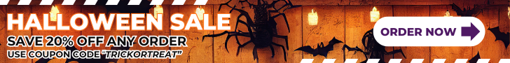halloween leaderboard ad