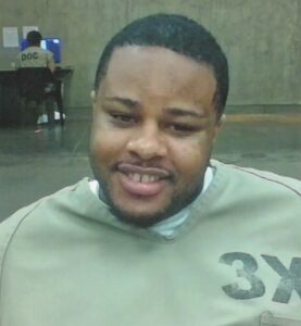 Prison Pen Pal Leonard Wallace in Grey sweatshirt