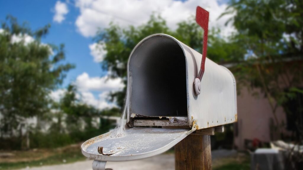 empty mailbox