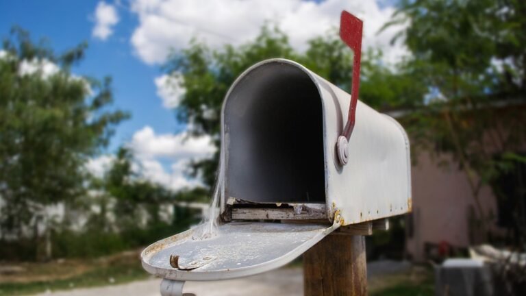 empty mailbox