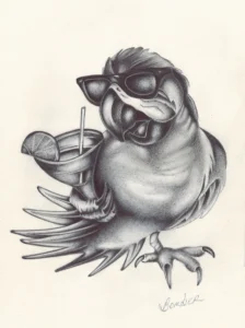 david bomber prison art bird