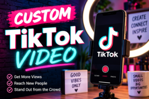 custom tiktok video
