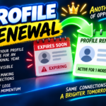 renew your penpal profile for 1 year