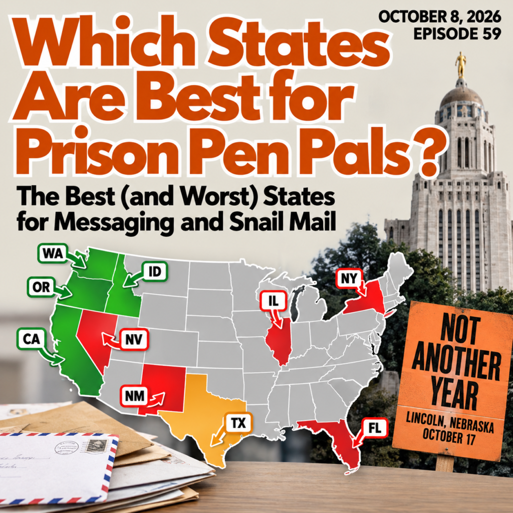 which states are best for prison pen pals
